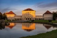 El Palacio de Nymphenburg al atardecer